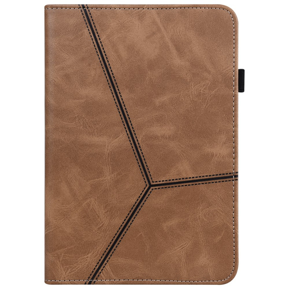 Case for Samsung Galaxy Tab S10 Lite / S10 FE / S9 FE / S9, Classic, with space for stylus, brown
