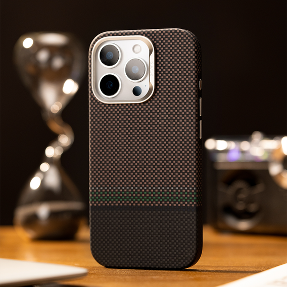 BENKS Kevlar Magnetic Armor Pro Prestige 600D Y065 case for MagSafe with active button for iPhone 16 Pro