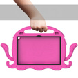 Children's case for Lenovo Tab M10 10.1 Gen 3, with handle, octopus, dark pink