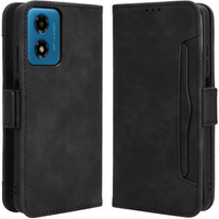 Flip case for Motorola Moto E14, Card Slot, black