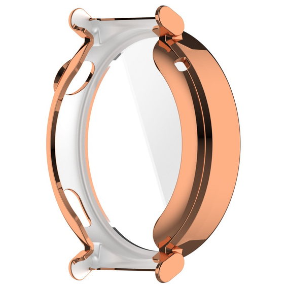 2-in-1 Case with Screen Protector for Huawei Watch GT 5 Pro 42mm, pink rose gold