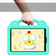 Children's case for iPad mini 7.9" 2019/2015/2014/2013/2012 (5/4/3/2/1 gen.), Cute Patterns, with stand, green