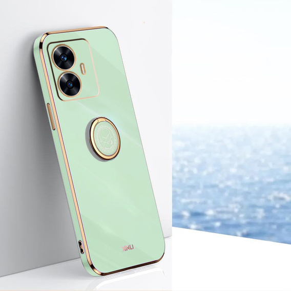 Case for Realme C55, Electro Ring, mint