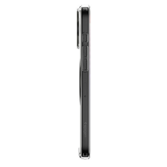 Spigen MagSafe Case for iPhone 16 Pro Max, Ultra Hybrid, transparent / white + 9H Tempered Glass