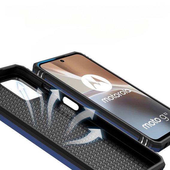 Case for Motorola Moto G32, CamShield Slide, blue