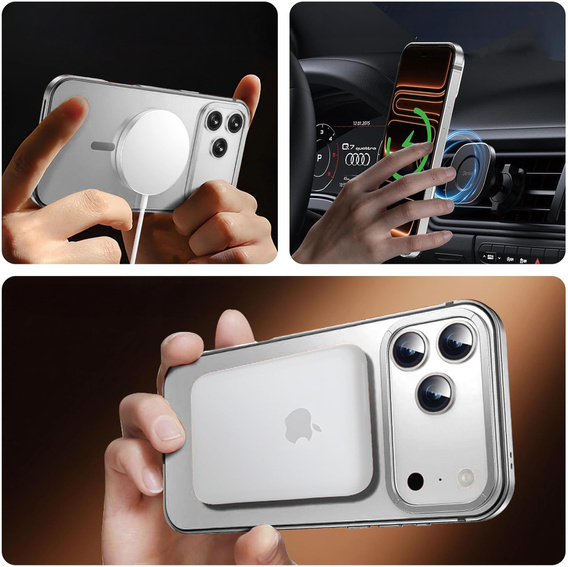 Metal Frame Case for MagSafe for iPhone 17 Pro
