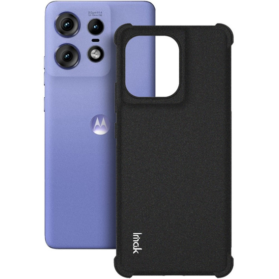 IMAK case for Motorola Edge 50 Pro 5G, Dropproof, black