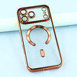 Electro MagSafe case for iPhone 17 Pro, orange