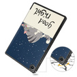 Case for Lenovo Tab M10 Plus 10.6 Gen 3 TB-125F TB-128F, Smartcase, sleeping cat