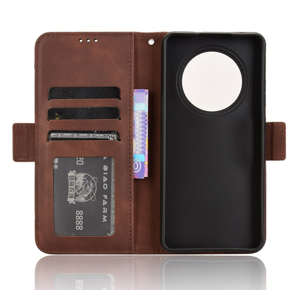 Flip case for Oppo Reno 12FS / 12F, Card Slot, brown