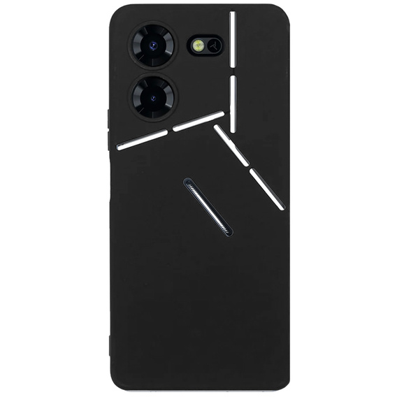 Thin Case for Tecno Pova 5 Pro, Slim, black