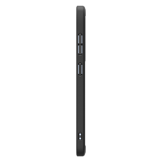 Spigen case for Samsung Galaxy S25, Ultra Hybrid, black / matte + 9H Tempered Glass