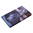 Case for Samsung Galaxy Tab A9+ X210 / X215 / X216B, cat and tiger