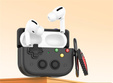Retro console case with heart tag for AirPods Pro 3