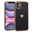 Case for Apple iPhone 11, Electro heart, black