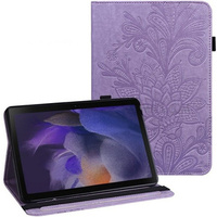 Flap case for Samsung Galaxy Tab A8 10.5 SM-X200 SM-X205, flower, purple