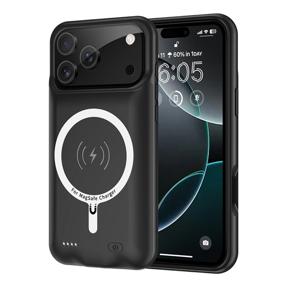 iPhone 17 Pro Max Powerbank 6000mAh MagSafe battery case