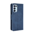 Flip case for Oppo Reno 5 5G, Card Slot, blue