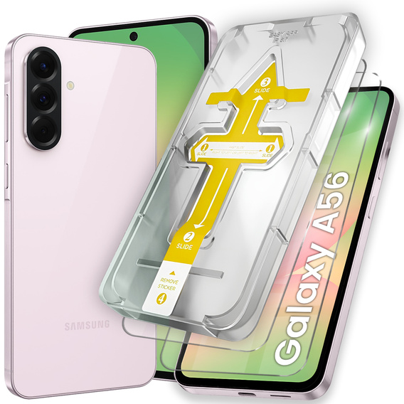 2x Tempered Glass for Samsung Galaxy S25 Edge, ERBORD Easy App Full Screen Protector