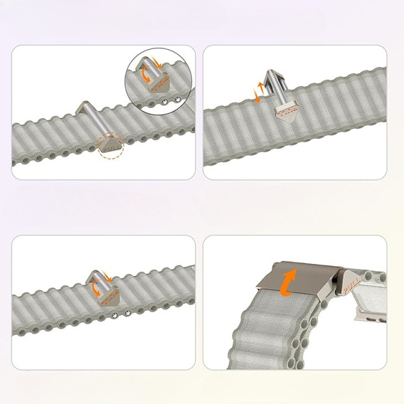 Nylon Strap for Apple Watch 1/2/3/4/5/6/7/8/9/SE/Ultra/Ultra 2 42/44/45/49mm