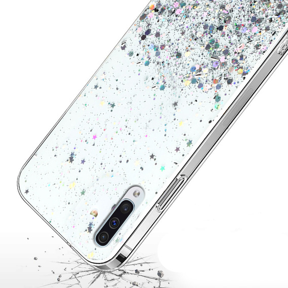 Case for Samsung Galaxy A50/A50S/A30S, Glittery, transparent