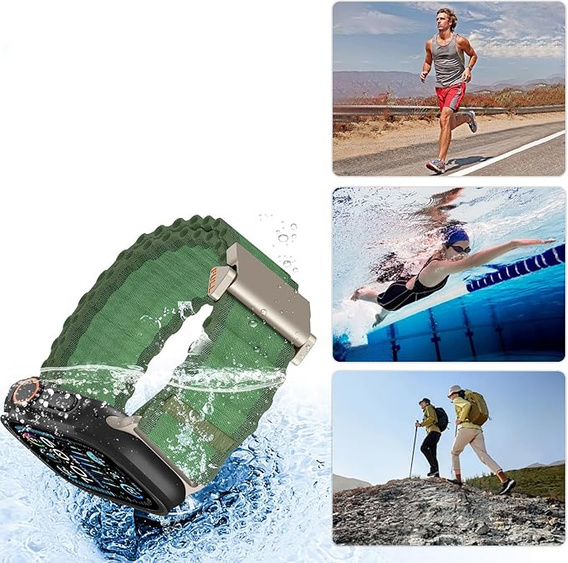 Nylon Strap for Apple Watch 1/2/3/4/5/6/7/8/9/SE/Ultra/Ultra 2 42/44/45/49mm