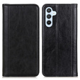 Case for Samsung Galaxy A35 5G, Wallet Litchi Leather, black