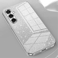 Glitter Case CamShield for Samsung Galaxy A37 5G, silver