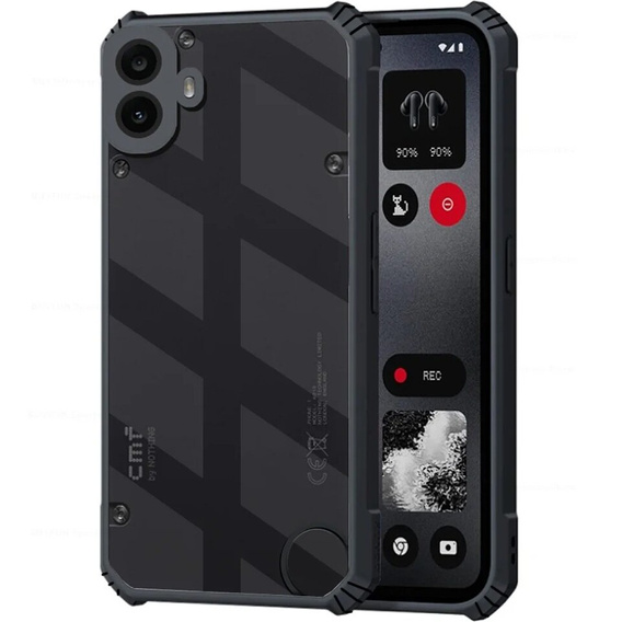 Case for Nothing CMF Phone 1, AntiDrop Hybrid, black