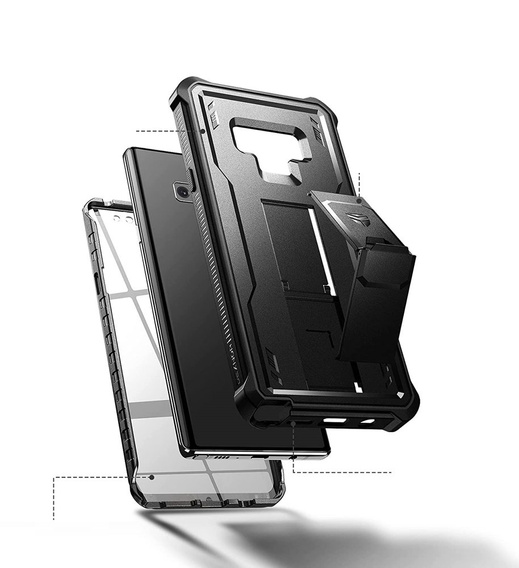 Armored case for Samsung Galaxy Note 9, Dexnor Full Body, black