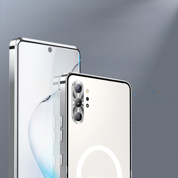 Camera Protection Case for Samsung Galaxy Note 10+ Plus, CamShield MagSafe, transparent / silver