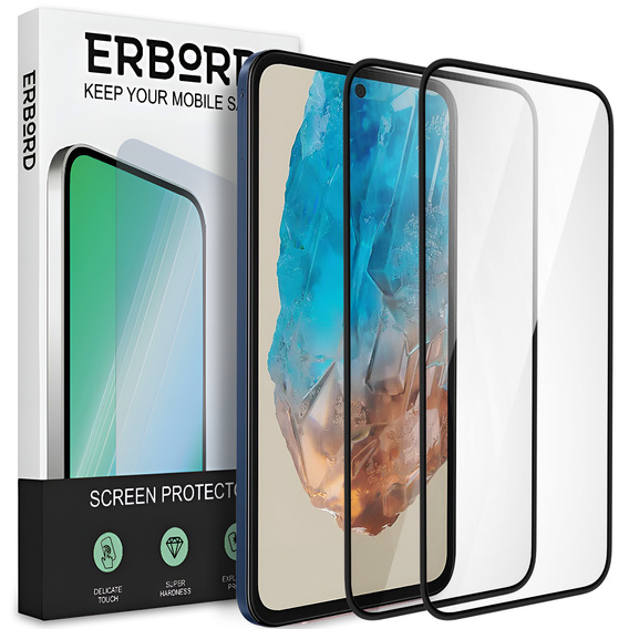 2x Ceramic ERBORD Hybrid Glass for Samsung Galaxy M35