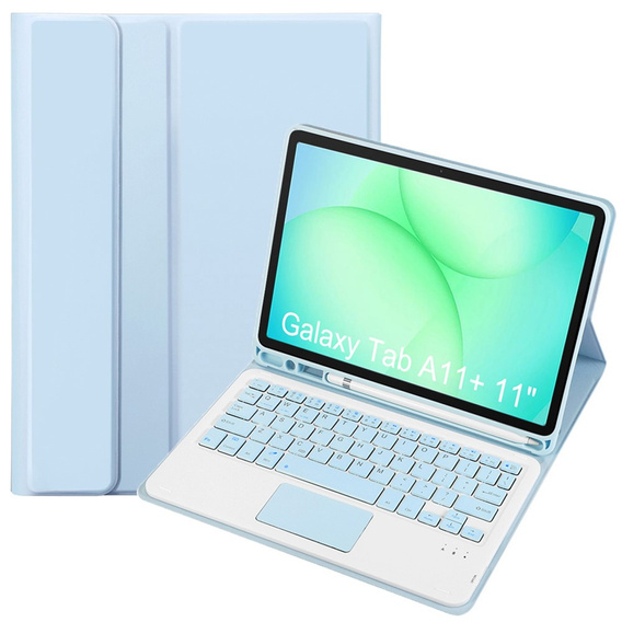 Case with Bluetooth keyboard and touchpad for Samsung Galaxy Tab A11+