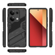Case for Xiaomi Redmi Note 13 Pro 4G / Xiaomi Redmi Note 14S / Xiaomi Poco M6 Pro 4G, Military kickstand, black