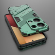 Case for Xiaomi Redmi Note 13 Pro 4G / Xiaomi Redmi Note 14S / Xiaomi Poco M6 Pro 4G, Military kickstand, green