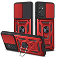 Case for Samsung Galaxy M52 5G, CamShield Slide, red