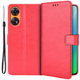 Flip case for Oppo Reno8 T, Wallet, red