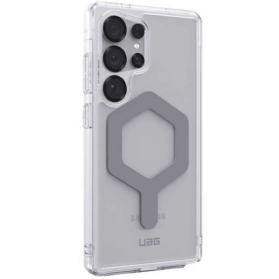 Urban Armor Gear Case for Galaxy S25 Ultra, Plyo MagSafe, transparent