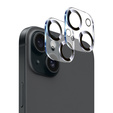 2x ERBORD tempered glass for camera to iPhone 15 / 15 Plus