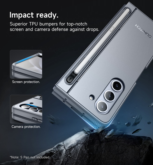 Suritch Full Body Case with Stand and Stylus Holder for Samsung Galaxy Z Fold5