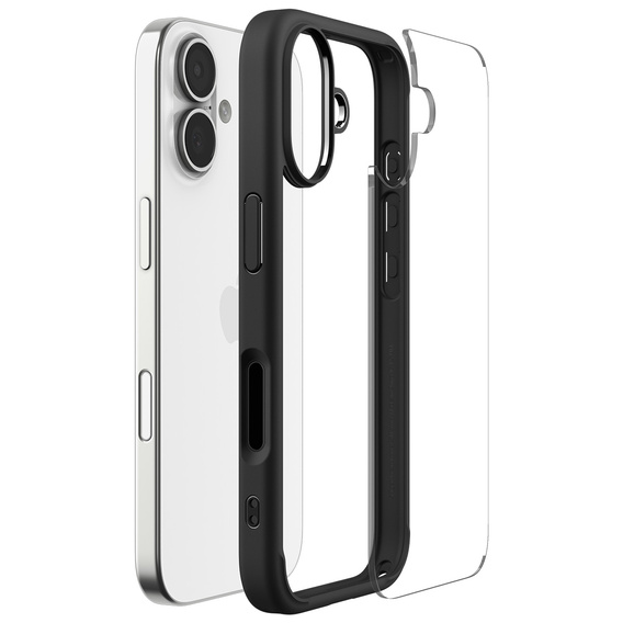 Spigen Ultra Hybrid Case for iPhone 17, Matte Black