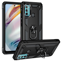 Armor Case for Motorola Moto G60, Nox Case Ring, black