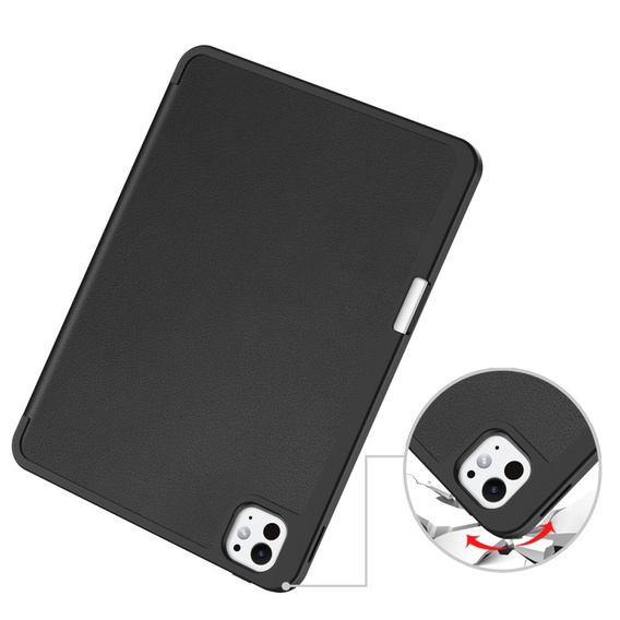 Case for iPad Pro 11" 2024 (5 gen.), Smartcase with stylus space, black