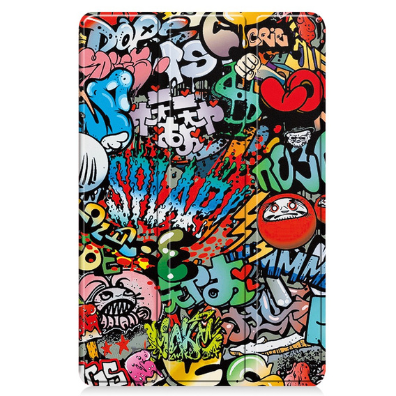 Case for Lenovo Tab TB311FU, Smartcase, graffiti