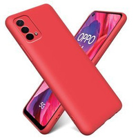 Case for Oppo A54 5G / A74 5G / A93 5G, Silicone Lite, red