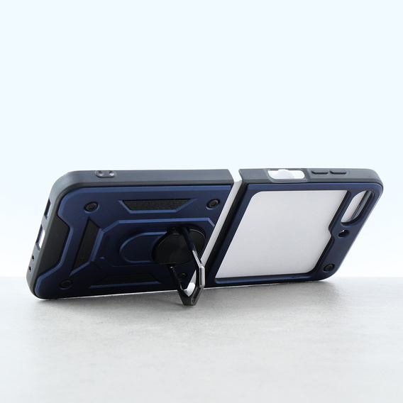 Armor Case for Samsung Galaxy Z Flip5 5G, Nox Case Ring, blue