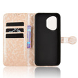 Flip case for Honor 400 5G, Wallet Rhombus, pink