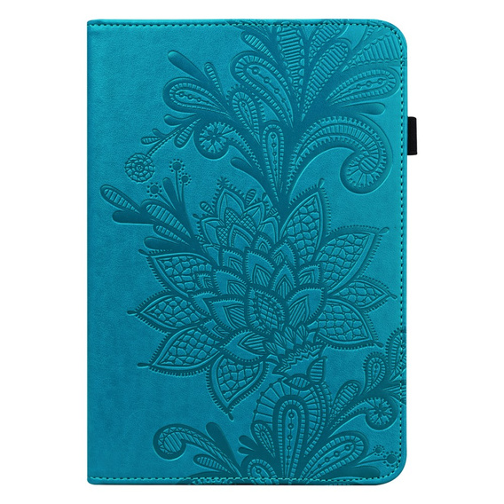 Flap case for Lenovo Tab M9, flower, blue