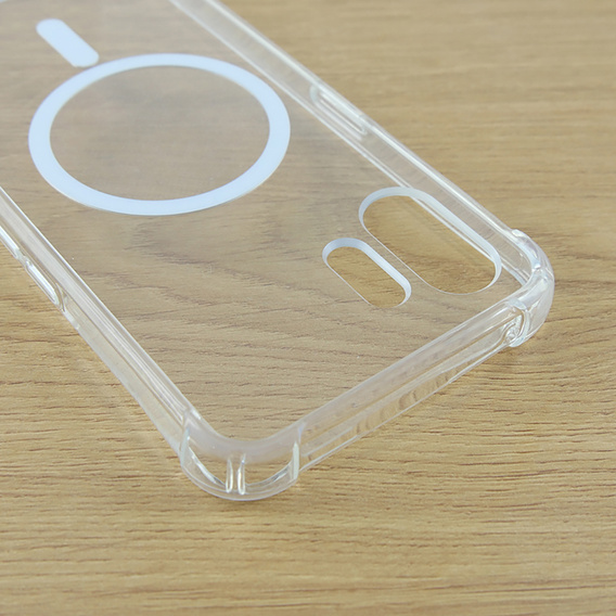 Case for Nothing Phone 2, Fusion Hybrid, for MagSafe, transparent