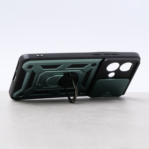 Case for Motorola Edge 40 Neo, CamShield Slide, green